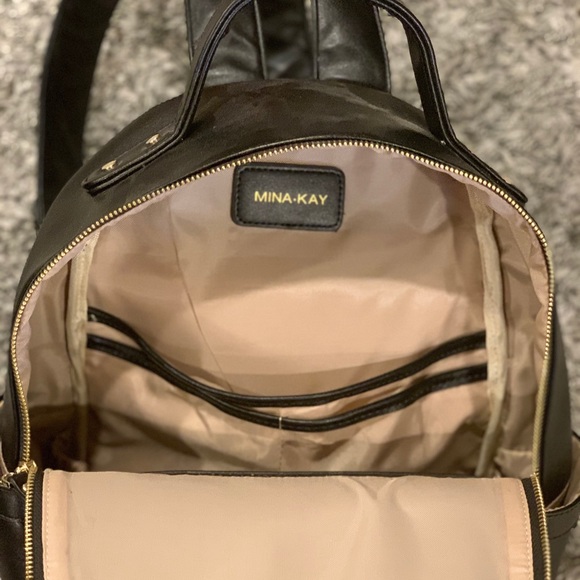 Mina Kay Black Backpack